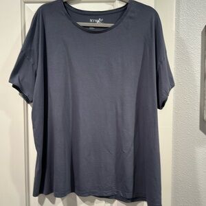 Comfortable light purple/ grey t-shirt.